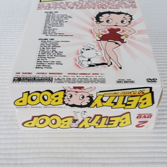 2 Betty Boop DVD's 55 Classic Cartoons Digitally Enhanced Audio 5.1 2007 - Picture 8 of 16